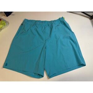 DSG Men's 8" Agility Woven Short Blue Spray Athletic Fit Large NWT DAM14111